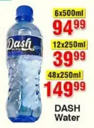 Choppies DASH Water offer