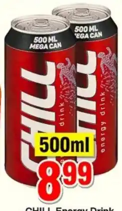 Choppies CHILL Energy Drink offer