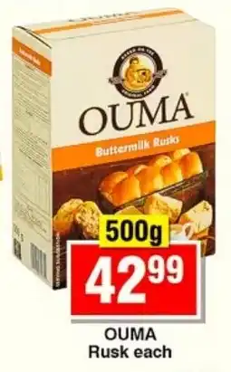 Choppies OUmA Buttermilk Rusks offer