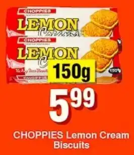 Choppies CHOPPIES Lemon Cream Biscuits offer