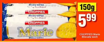 Choppies CHOPPIES Marie Biscuits offer