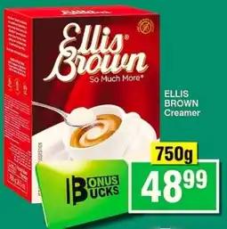 Choppies ELLIS BROWN Creamer offer
