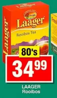 Choppies Laager Rooibos Tea offer