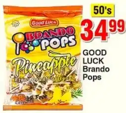Choppies Good Luck Brando Pops Pineapple offer