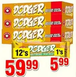 Choppies Dodger Milk Flavoured Cream Biscuit offer