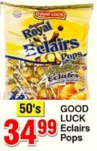 Choppies Good Luck Royal Eclairs Pops offer
