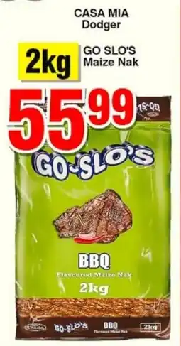 Choppies GO-SLO'S Maize Nak offer