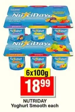 Choppies NUTRIDAY Yoghurt Smooth offer