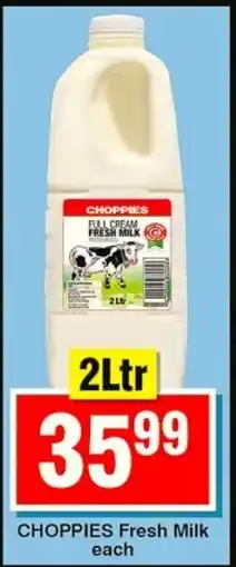 Choppies CHOPPIES Fresh Milk offer