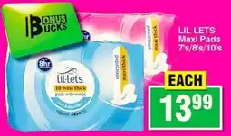 Choppies Lil Lets Maxi Pads offer