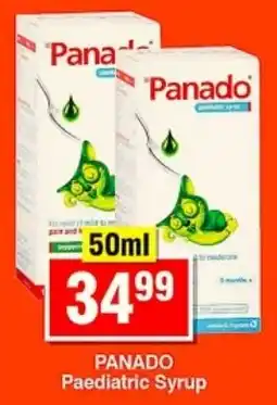 Choppies Panado Paediatric Syrup offer