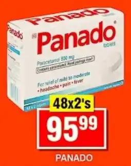 Choppies Panado tablets offer