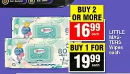 Choppies LITTLE MASTERS Wipes offer