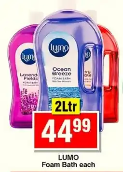 Choppies LUMO Foam Bath offer