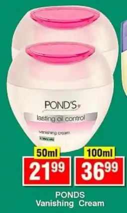 Choppies POND'S Vanishing Cream offer