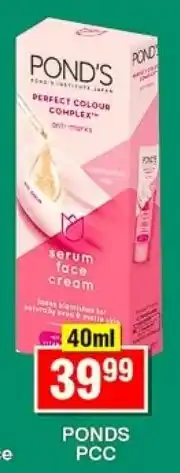 Choppies POND'S Perfect Colour Complex serum face cream offer