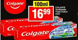 Choppies Colgate Triple Action offer