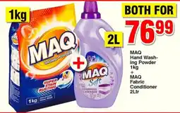 Choppies MAQ Washing Powder + MAQ Fabric Conditioner offer