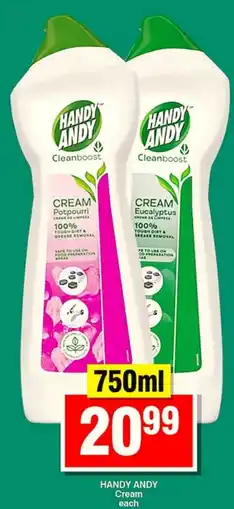 Choppies HANDY ANDY Cleanboost Cream offer