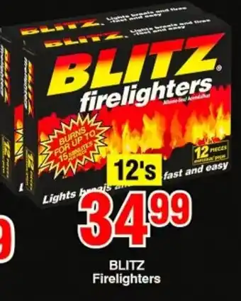 Choppies BLITZ Firelighters offer