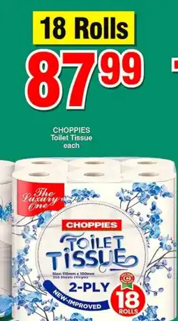 Choppies CHOPPIES Toilet Tissue offer