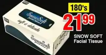 Choppies SNOW SOFT Facial Tissue offer