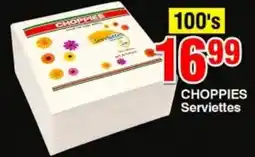 Choppies CHOPPIES Serviettes offer