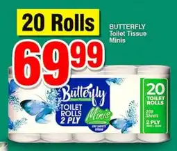 Choppies Butterfly Toilet Tissue Minis offer