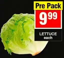 Choppies Pre Pack LETTUCE offer