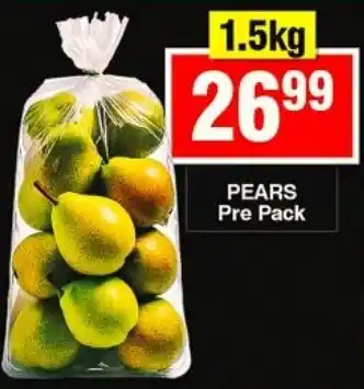 Choppies PEARS Pre Pack offer