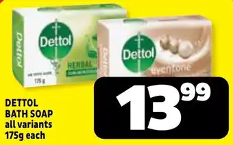 Usave Dettol Bath Soap offer