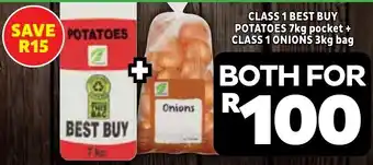 Usave Class 1 Best Buy Potatoes and Class 1 Onions offer