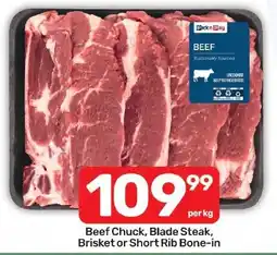 Pick n Pay Hypermarket Beef Chuck, Blade Steak, Brisket or Short Rib Bone-in offer