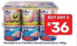 Pick n Pay Hypermarket Parmalat Low Fat Dairy Snack Assorted offer