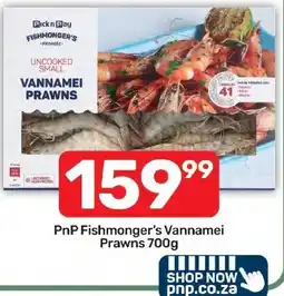 Pick n Pay Hypermarket PnP Fishmonger's Vannamei Prawns offer