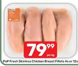 Pick n Pay Hypermarket PnP Fresh Skinless Chicken Breast Fillets offer
