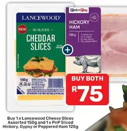 Pick n Pay Hypermarket Lancewood Cheddar Slices Assorted offer