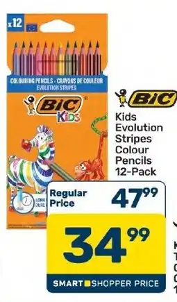 Pick n Pay Hypermarket BIC Kids Evolution Colour Pencils offer