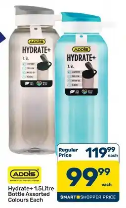 Pick n Pay Hypermarket ADDIS Hydrate+ 1.5Litre Bottle Assorted offer