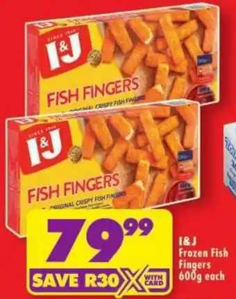 Shoprite I&J Fish Fingers offer
