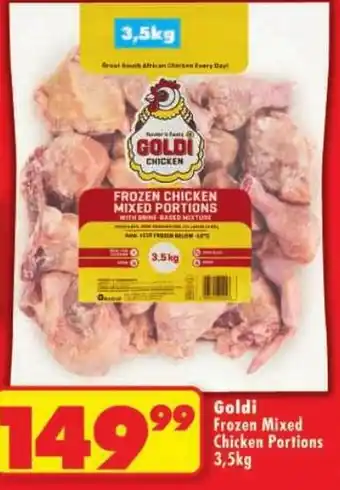 Shoprite Goldi Frozen Mixed Chicken Portions offer