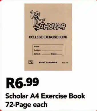 Shoprite Scholar A4 Exercise Book offer