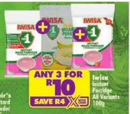 Shoprite Iwisa Instant Porridge offer