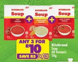 Shoprite Ritebrand Soup offer