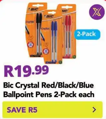 Shoprite Bic Crystal Ballpoint Pens offer