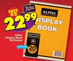 Shoprite Alpha Display Book offer