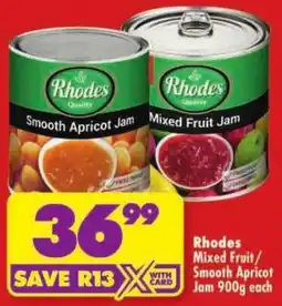 Shoprite Rhodes Mixed Fruit Jam offer