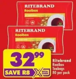 Shoprite Ritebrand Rooibos offer