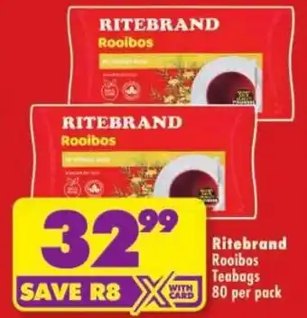 Shoprite Ritebrand Rooibos offer
