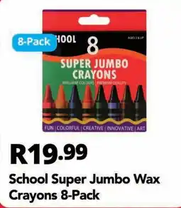 Shoprite School Super Jumbo Wax Crayons offer